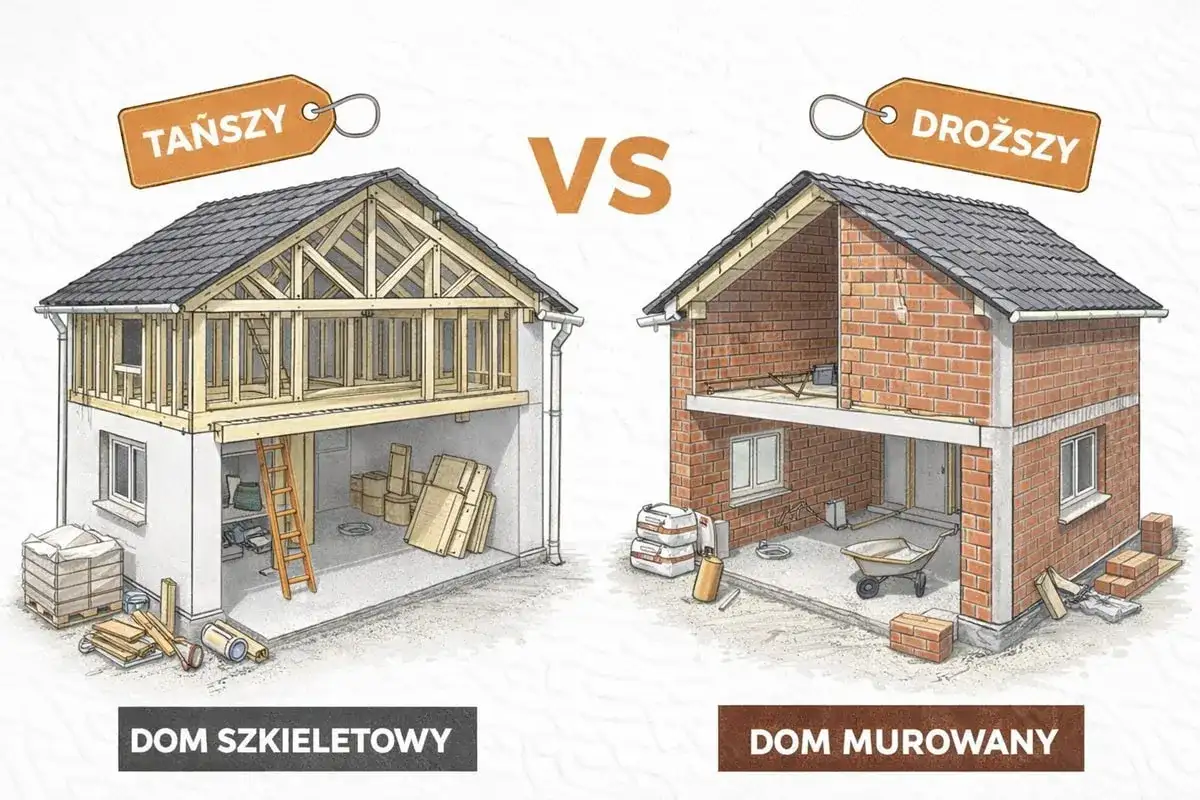 Dom szkieletowy czy murowany? Koszty, czas i komfort